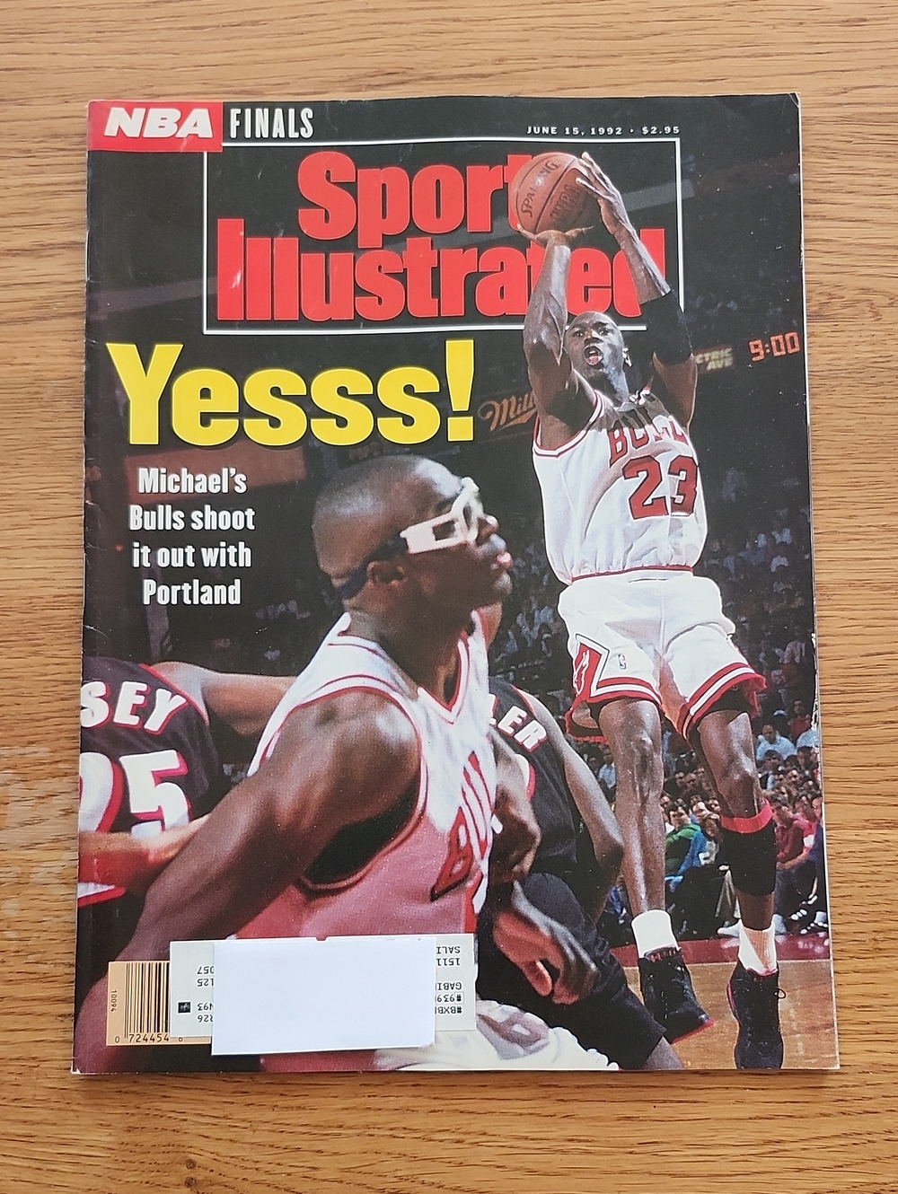 Sports Illustrated NBA Finals Michael Jordan Cover 1992